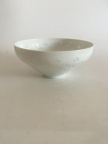 Arabia Ris Porcelæn Skål af Friedl Kjellberg