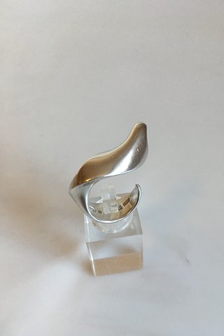 Georg Jensen Sterling Sølv Ring No 477, Designed af Allan Scharf