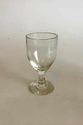 Holmegaard/Dansk glas Rødvinsglas Hogla. Fra ca. 1920