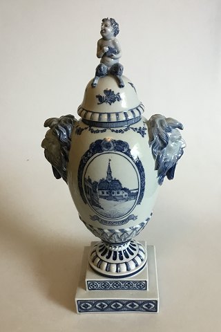 Royal Copenhagen Musselmalet Unika Vase af Oluf Jensen Bonnesen Stel