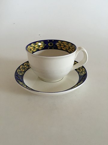 Royal Copenhagen Blå Fasan Kaffekop med underkop No 072