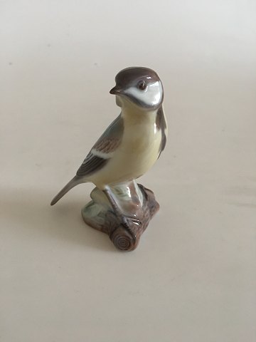 Lyngby Porcelænsfigur Fugl Musvit No 76