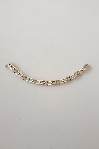 Hans Hansen Sterling Sølv Armbånd designet af Karl Gustav Hansen No 232