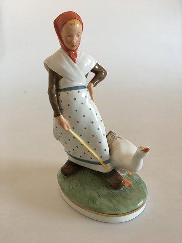 Royal Copenhagen Figur Gåsepige No 528 Overglasur