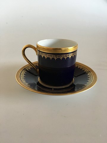 Rosenthal Mokka Kop i guld og blå