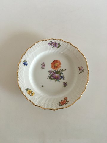 Royal Copenhagen Saksisk Blomst Kagetallerken No 1626