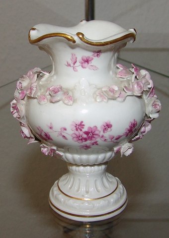 Meissen Tysk Porcelæns Vase med blomster