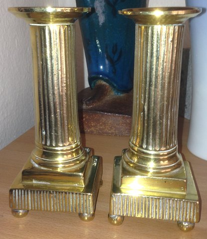 A pair of Brass Candlesticks ca. 1820