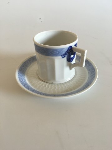 Royal Copenhagen Blå Vifte Espresso Kop og Underkop No 11548