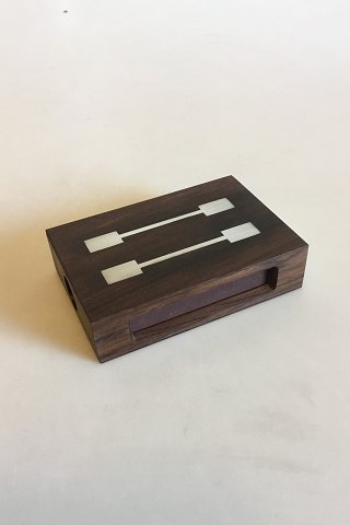Hans Hansen Sterling Silver Palisander Tænkstiksæske