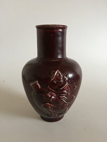 Royal Copenhagen Jais Nielsen vase i Okseblodsglasur No 20247