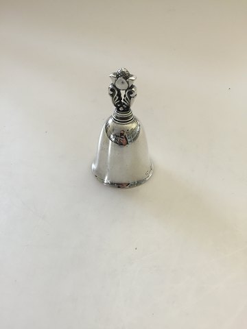 Georg Jensen Dronning Sterling Sølv Bord Klokke med gamle stempler No 260