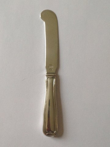 Georg Jensen Sterling Sølv Dobbeltriflet Smør Kniv Hel Sølv No 046