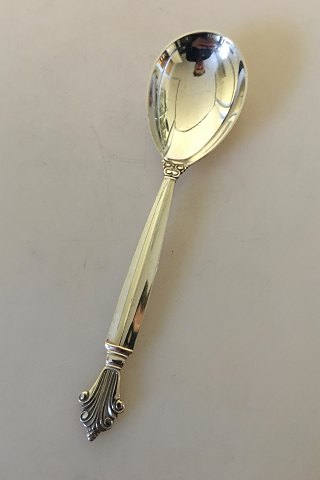 Georg Jensen Sterling Sølv Dronning Marmeladeske No. 163