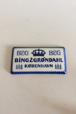 Bing & Grøndahl gammel reklame skilt