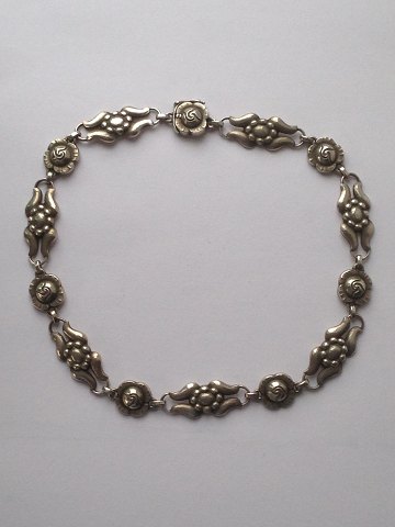 Georg Jensen Sterling Sølv Halskæde fra 1945-1951 No 10