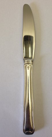 Georg Jensen Dobbeltriflet Sterling Sølv Spisekniv med langtskaft No 014