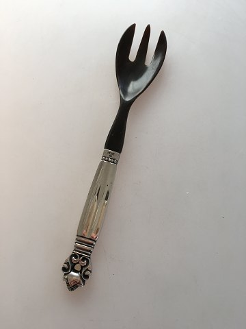 Georg Jensen Sterling Sølv Konge Serveringsgaffel (med ben) No 108B