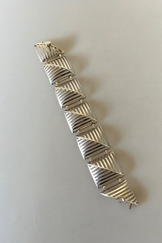 Georg Jensen Sterling Sølv Nanna Ditzel Armbånd No 389