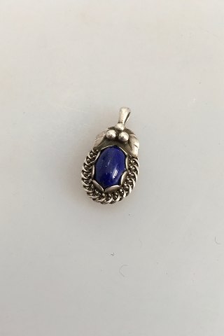 Georg Jensen Sterling Sølv  Årsvedhæng 1992 med Lapis Lazuli