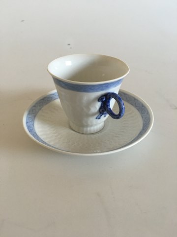 Royal Copenhagen Blå Vifte Kaffekop og Underkop No 11538