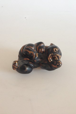 Royal Copenhagen Stentøjsfigur  Brun Bjørneunge No. 21432