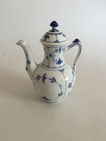 Royal Copenhagen Musselmalet Riflet Kaffe Kande No 47