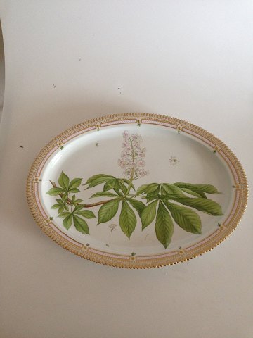 Royal Copenhagen Flora Danica Stor Ovalt Serveringsfad No 3520