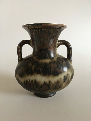 Royal Copenhagen Stentøjs Vase med to Hanke No 3220 af Bode Willumsen