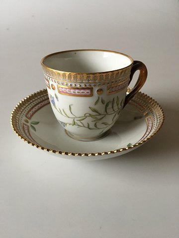 Royal Copenhagen Flora Danica Kaffekop og Underkop No 20/3597