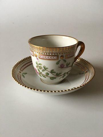 Royal Copenhagen Flora Danica Kaffekop og Underkop No 20/3595