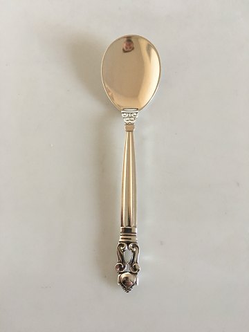 Georg Jensen Sterling Sølv Konge Is Sorbet Ske No 076