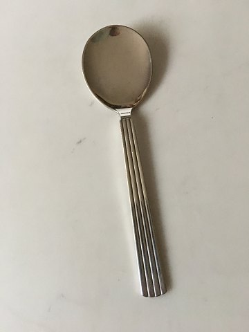 Georg Jensen Sterling Sølv Bernadotte Flad Ske, Sorbet No 91