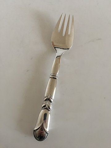 Georg Jensen Sterling Sølv Ornamental Serveringsgaffel No. 57