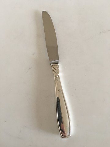 "Rex" Spisekniv i Sølv og Rustfrit Stål. 21.5 cm. W & S Sørensen