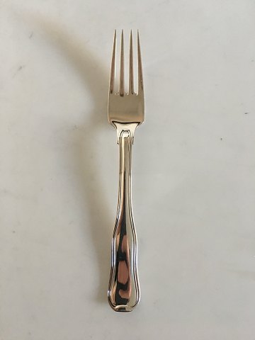 Georg Jensen Sterling Sølv Dobbeltriflet Frokostgaffel No 022