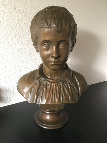 L. Rasmussen København Bronze Buste (Stor) af Julius Middelthun