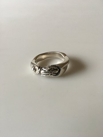 Georg Jensen Sterling Sølv Ring No 363 af Ole Kortzau