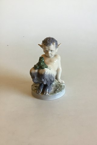 Royal Copenhagen Figur Faun med Frø No 1713