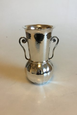 Georg Jensen Sterling Sølv Vase med to hanke No 521