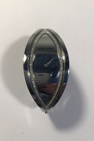 Georg Jensen Damearmbåndsur No 377  "CONTINUITY" med Diamanter