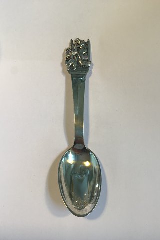 H.C. Andersen Eventyr Barneske i Sølv. Den grimme Ælling (Spinderokken)