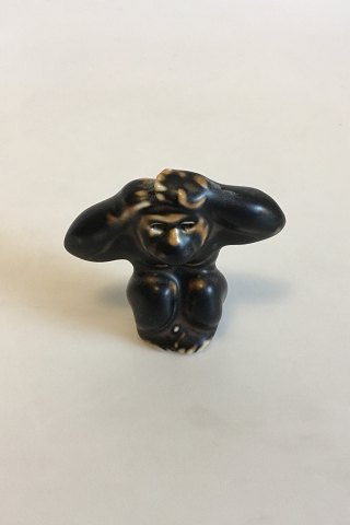 Royal Copenhagen Stentøjsfigur af Abe No. 20217 PMN