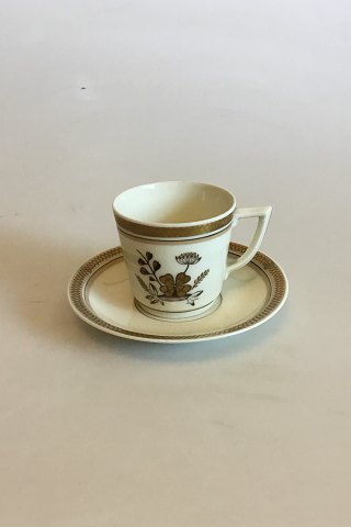 Royal Copenhagen Liselund (Gammel) Mokkakop og underkop No 947/9535