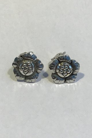 Georg Jensen Sølv Øreclips No 21