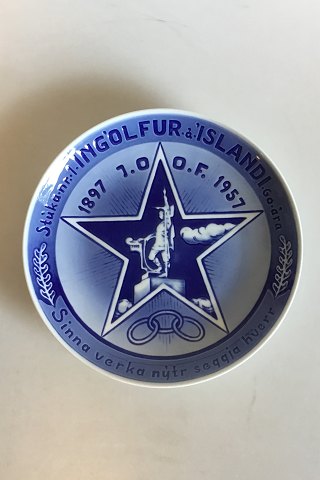 Bing & Grøndahl Mindeplatte fra 1957 BG-CM73