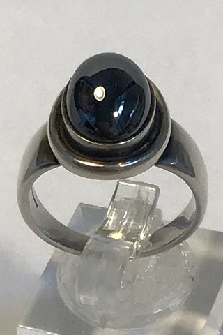 Georg Jensen Sterling Sølv Ring  No 46B Hæmatit