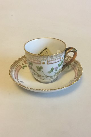 Royal Copenhagen Flora Danica Kaffekop og Underkop No 20/3597