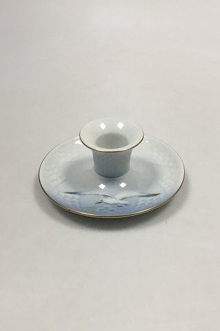 Bing og Grøndahl Måge med guld Lysestage No. 249/501