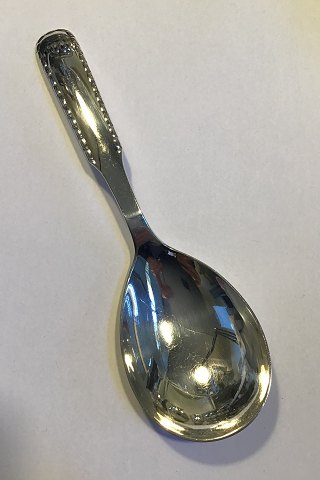 Georg Jensen Sølv Perle Serveringsske No 111, stor